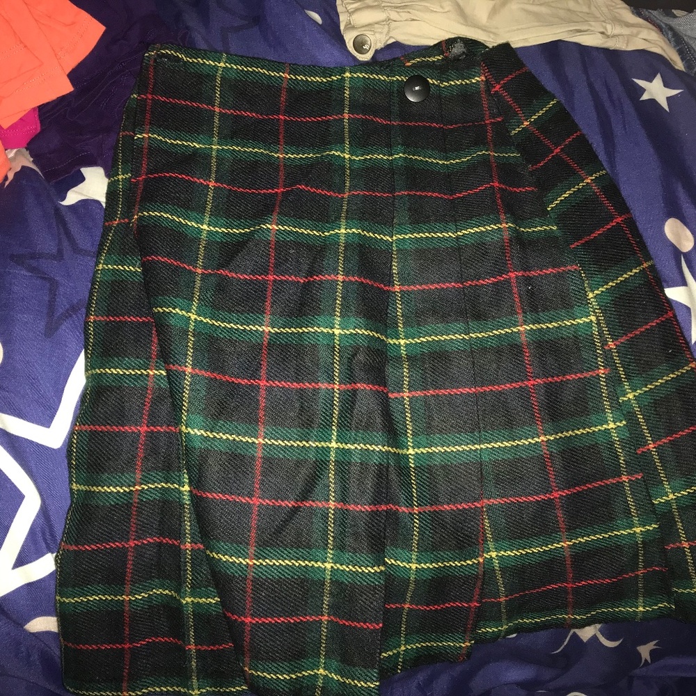 Park Avenue Plaid Skirt